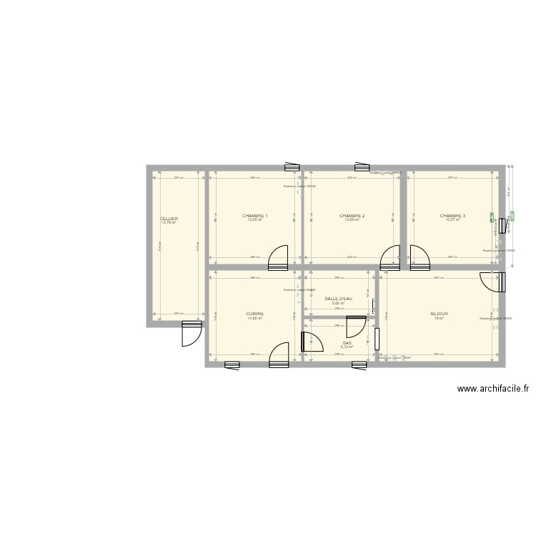 DAUDIGEOS. Plan de 0 pièce et 0 m2