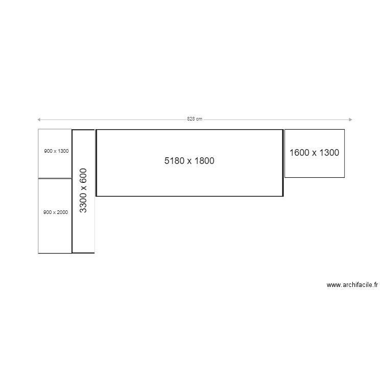 PLAN FACADE OLONNE. Plan de 0 pièce et 0 m2