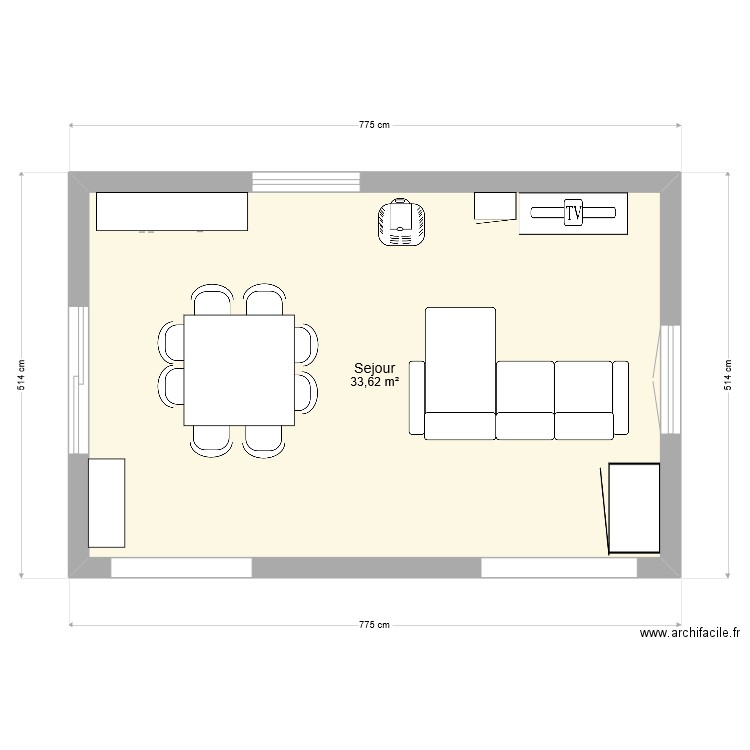 SEJOUR_2. Plan de 0 pièce et 0 m2