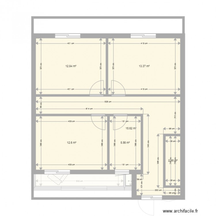 sonim2 etage existant. Plan de 0 pièce et 0 m2