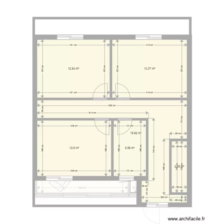 sonim2 etage existant. Plan de 