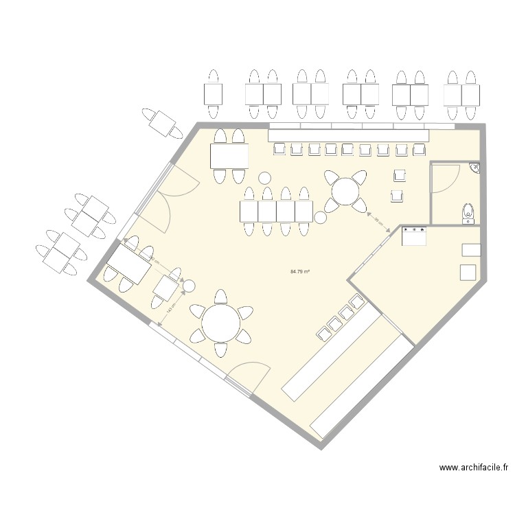 LOCAL CHANTELOUP 2. Plan de 0 pièce et 0 m2