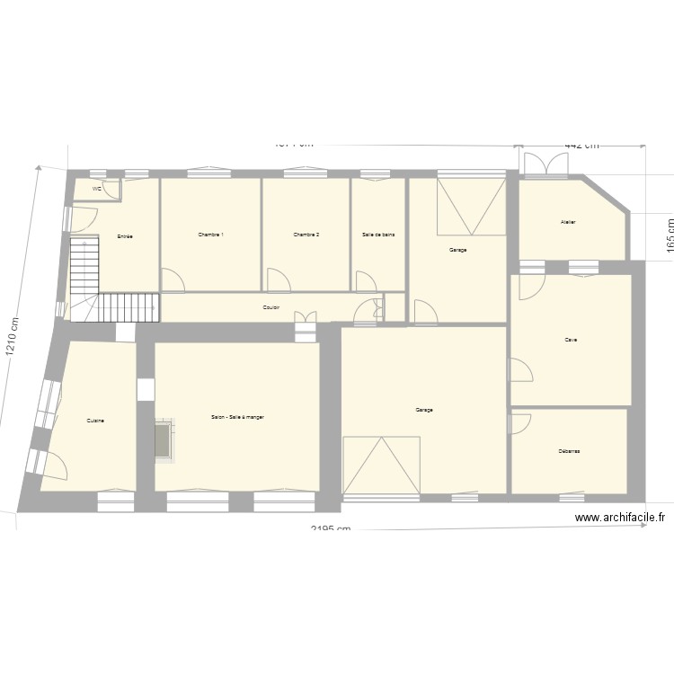 Rdc01. Plan de 0 pièce et 0 m2