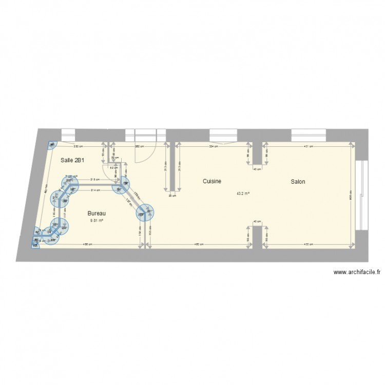 cotation interieur grange. Plan de 0 pièce et 0 m2