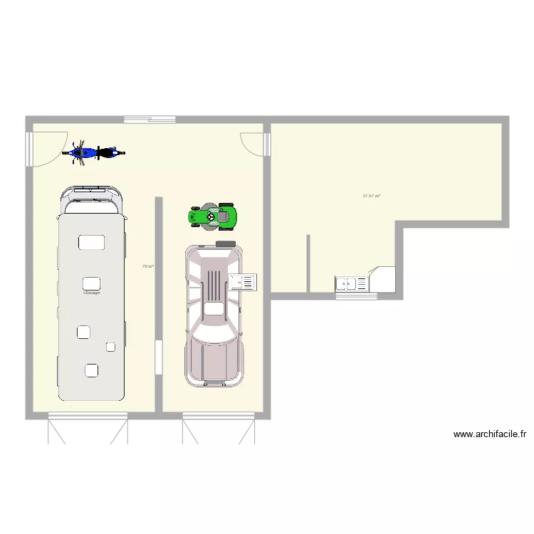 Ste Eukakie. Plan de 