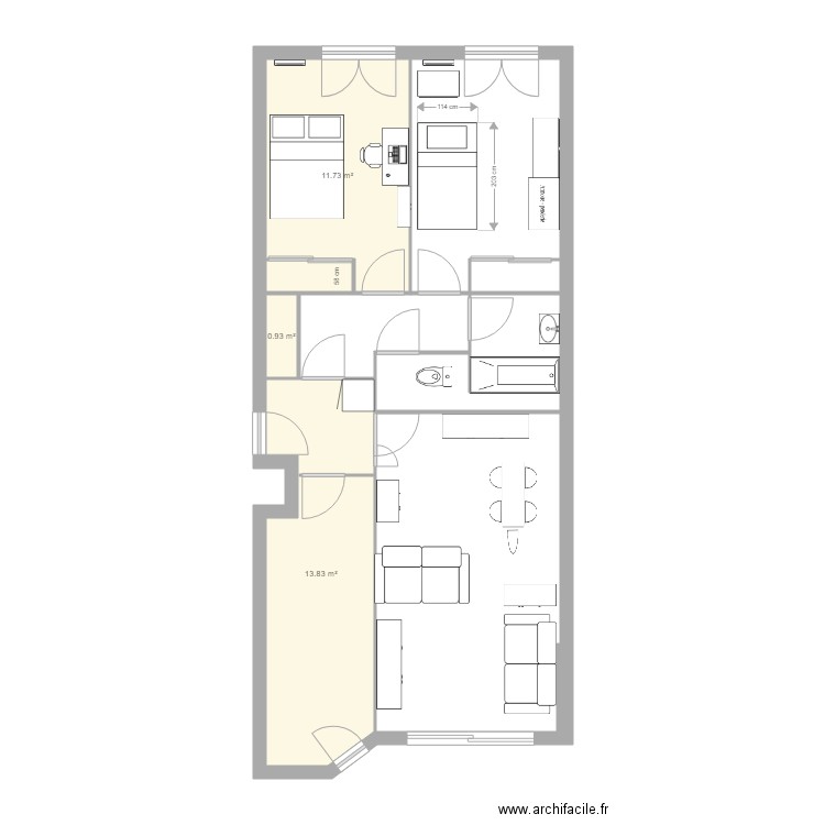 Noisy v0. Plan de 0 pièce et 0 m2