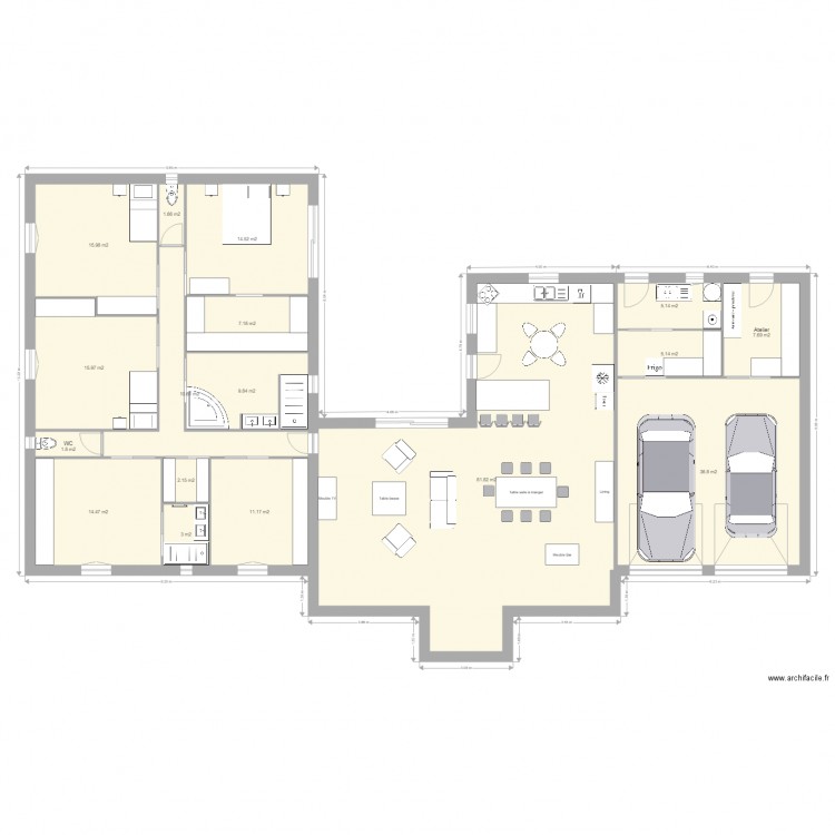 Ma maison idéale v1. Plan de 0 pièce et 0 m2