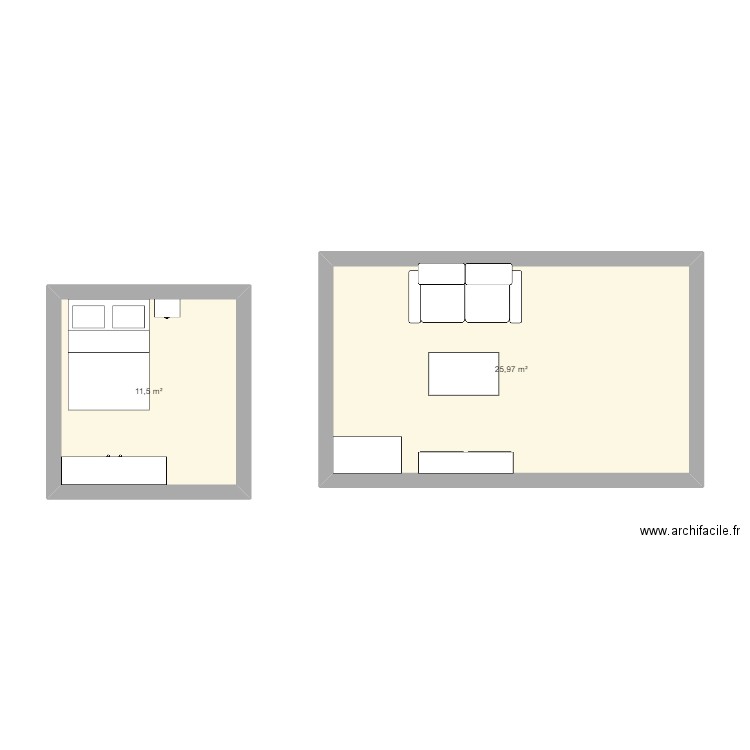 appartement. Plan de 0 pièce et 0 m2