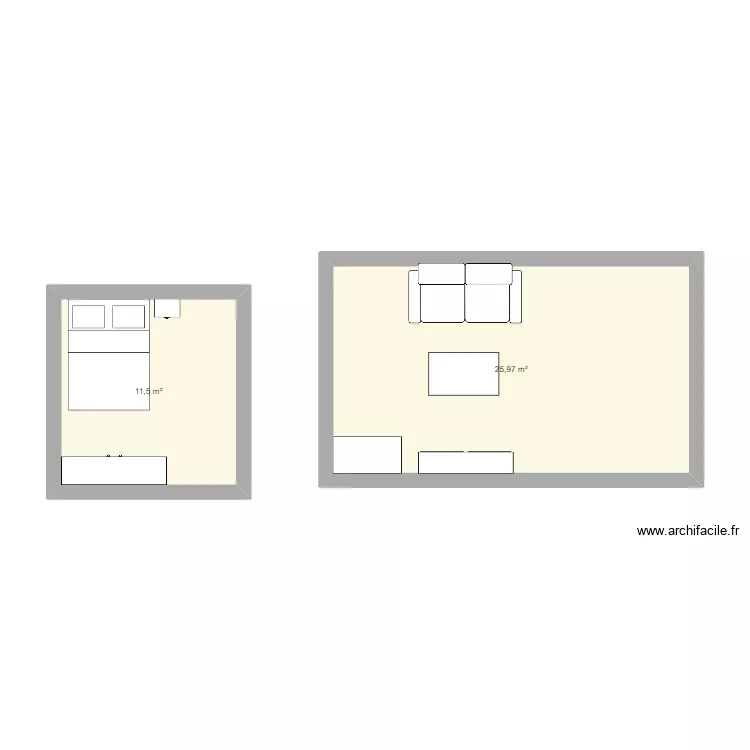 appartement. Plan de 