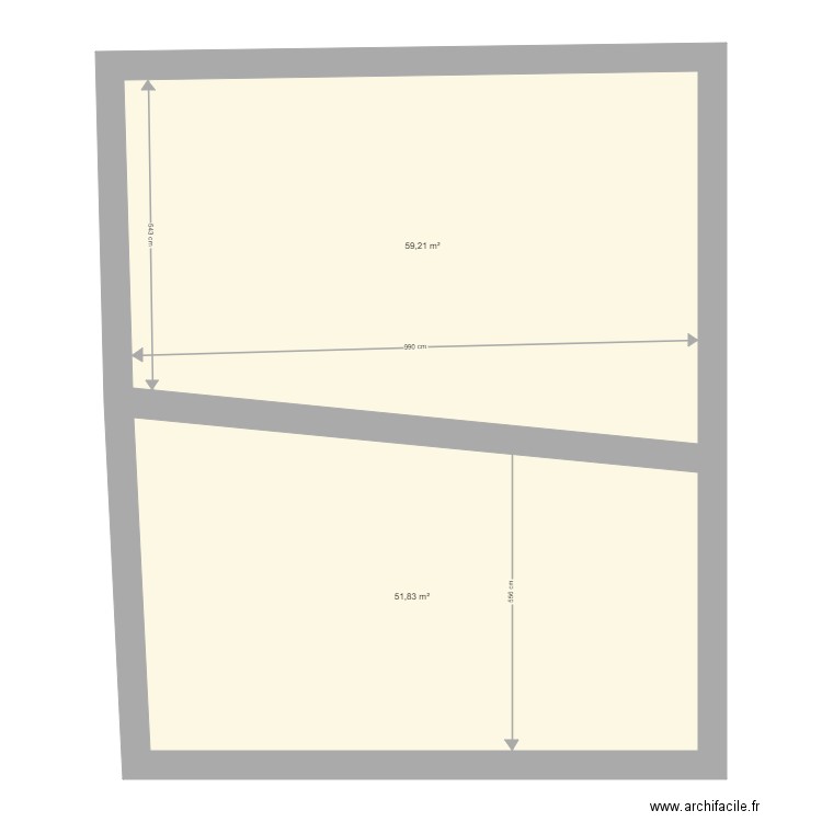 RDC claude 1. Plan de 0 pièce et 0 m2