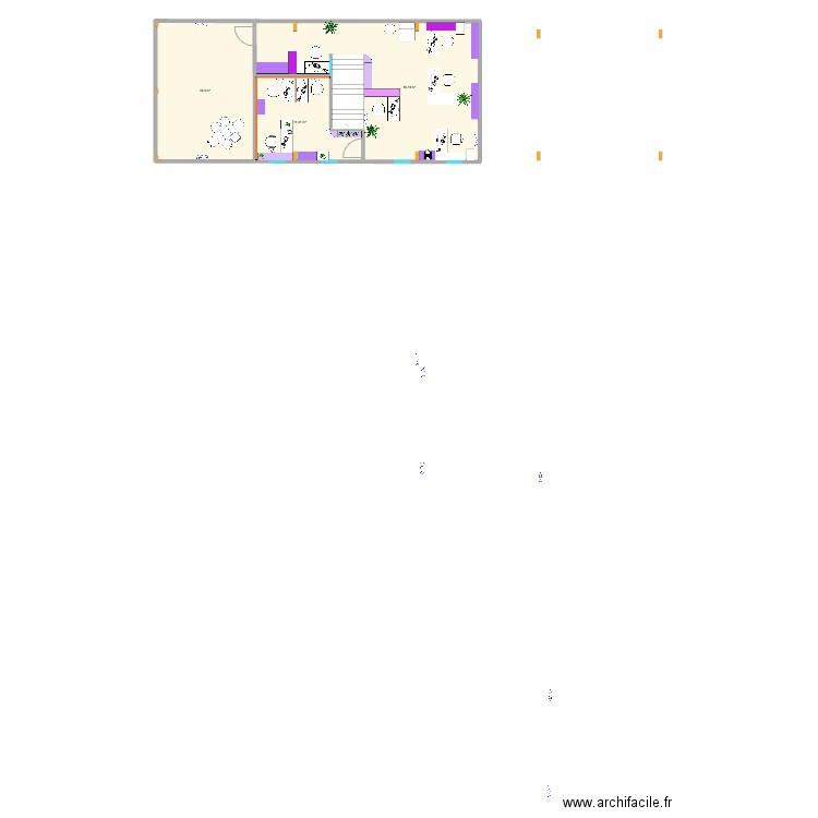 IDZIA N+1 SCÉNARIO 4bis. Plan de 3 pièces et 106 m2