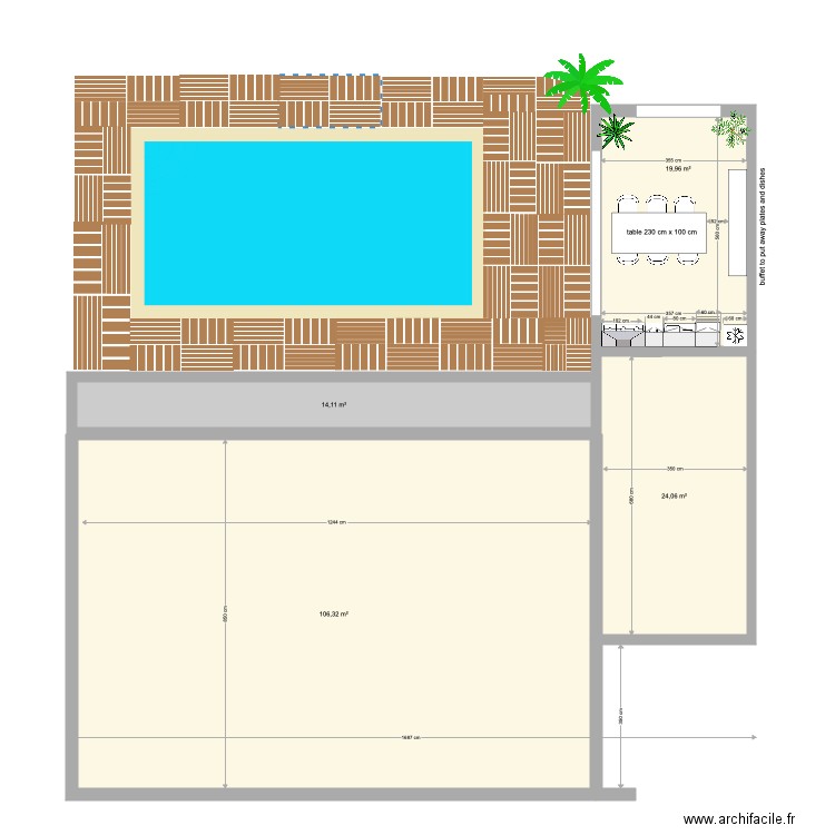 Toki alegera projet 2. Plan de 4 pièces et 164 m2