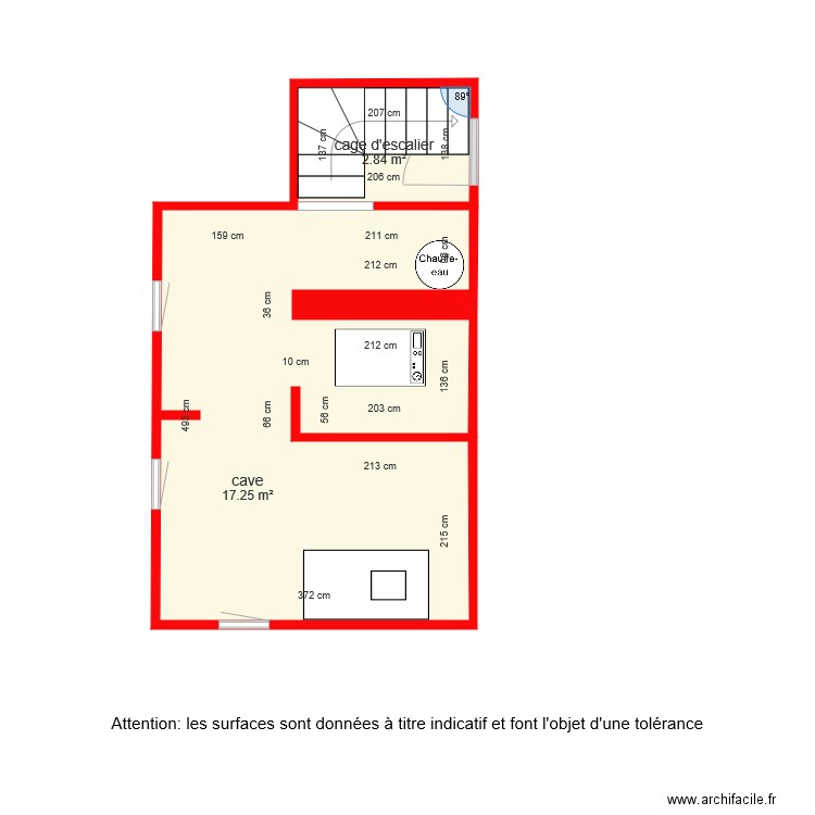 BI 3270 cave. Plan de 0 pièce et 0 m2