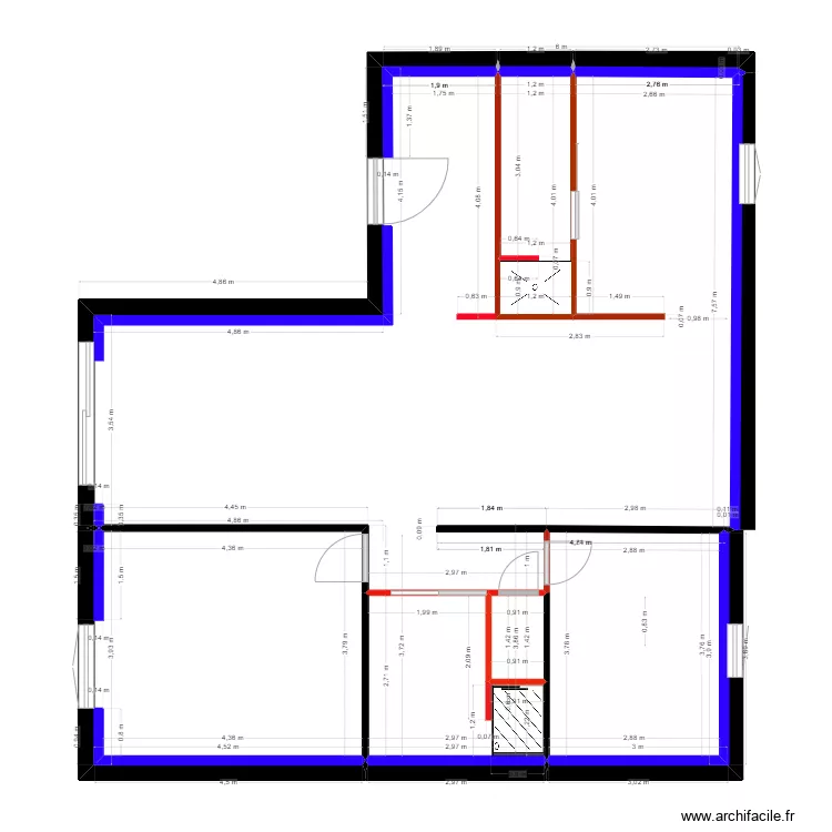 Audresselles Nvelles c&ocirc;tes. Plan de 