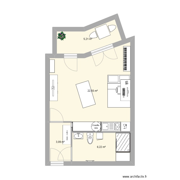 nouvel appart . Plan de 0 pièce et 0 m2