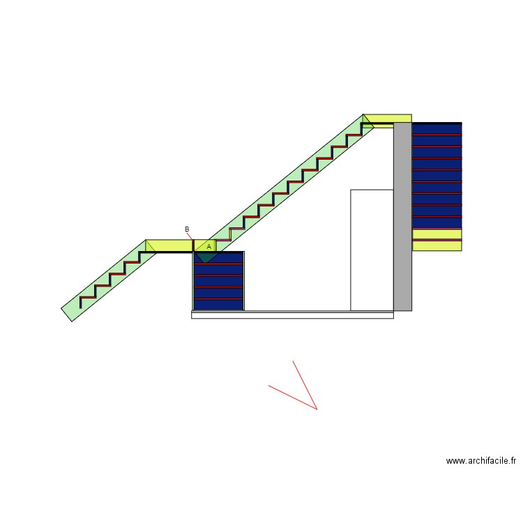 escalier giot. Plan de 0 pièce et 0 m2