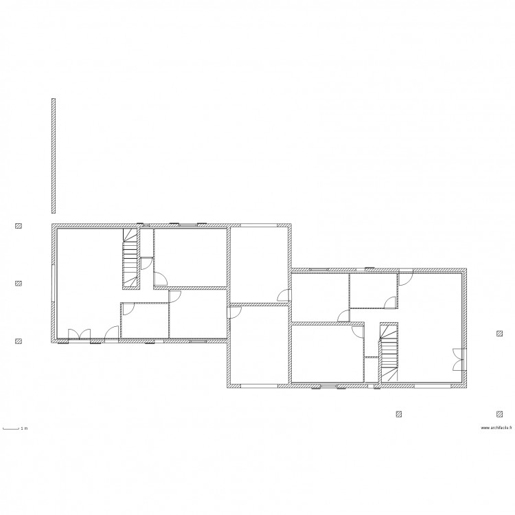 isenc rez de chaussée. Plan de 0 pièce et 0 m2