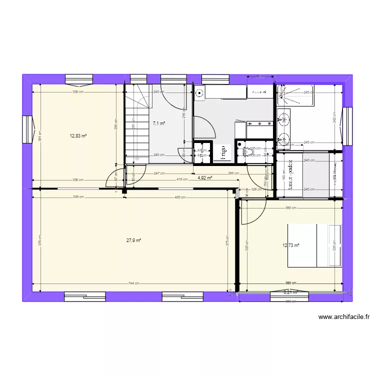MAISON 3. Plan de MAISON 3. Plan de