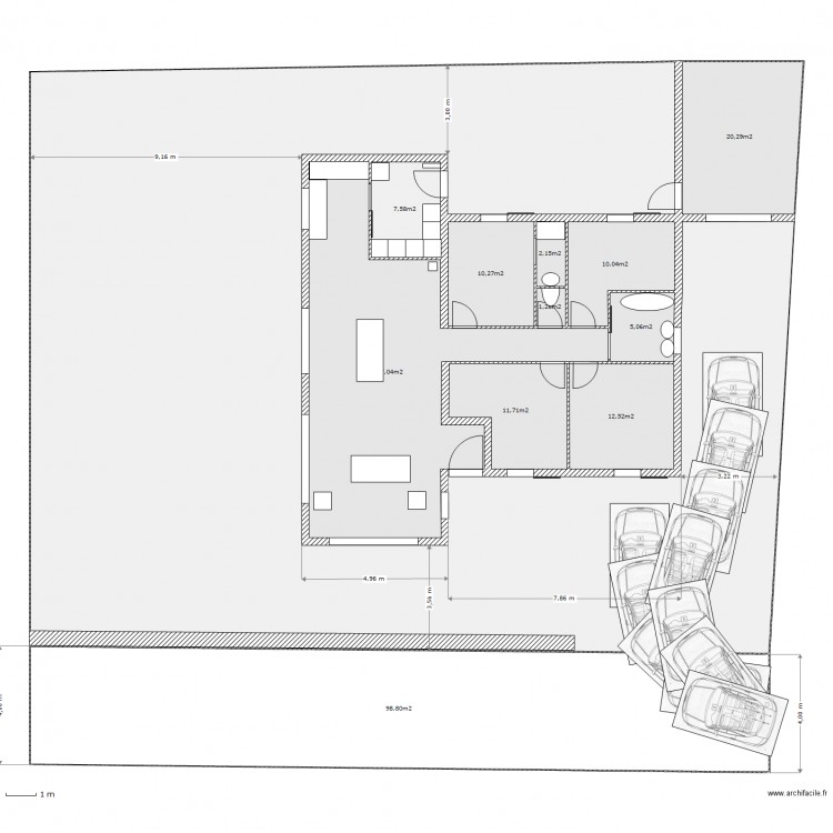 type AKABois. Plan de 0 pièce et 0 m2