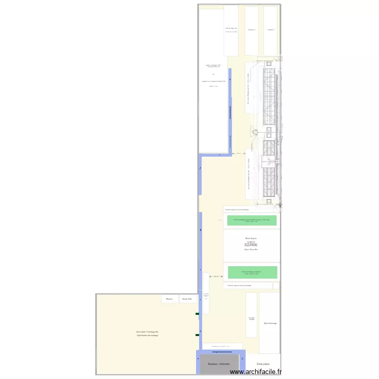 usine. Plan de usine. Plan de