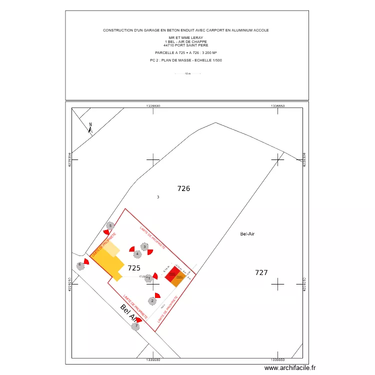 PCMI 2 LERAY PORT ST PERE. Plan de 