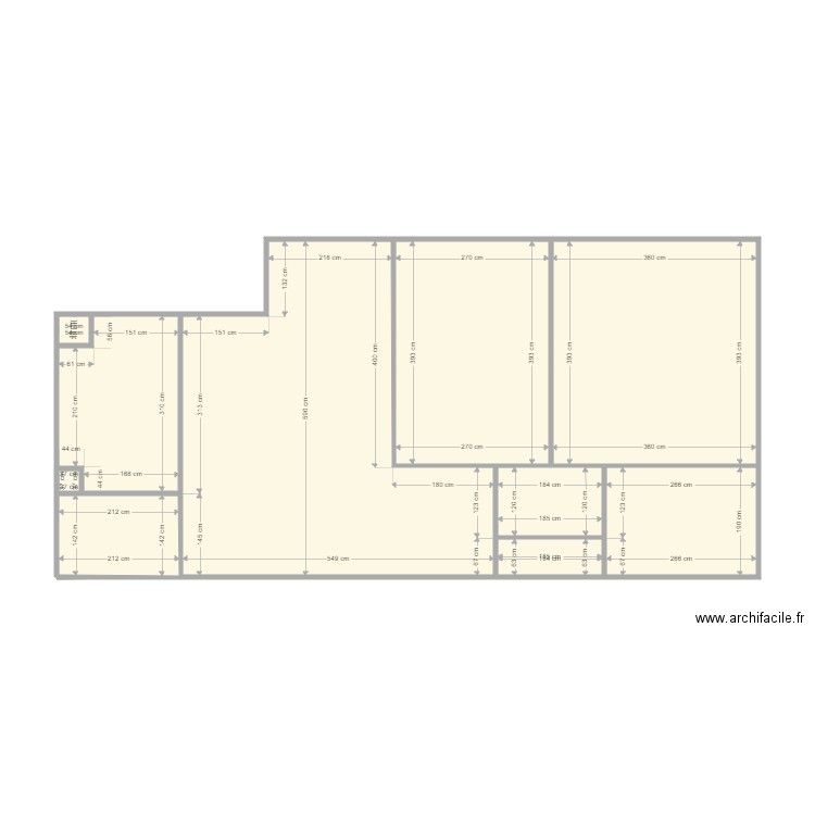 projet B patte doie existant. Plan de 0 pièce et 0 m2