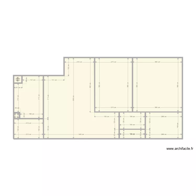 projet B patte doie existant. Plan de 