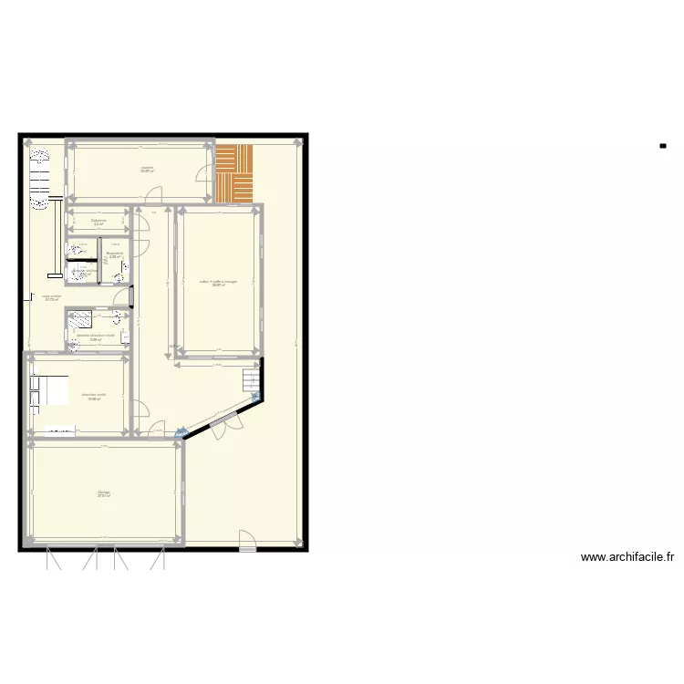 villa thiapong. Plan de 