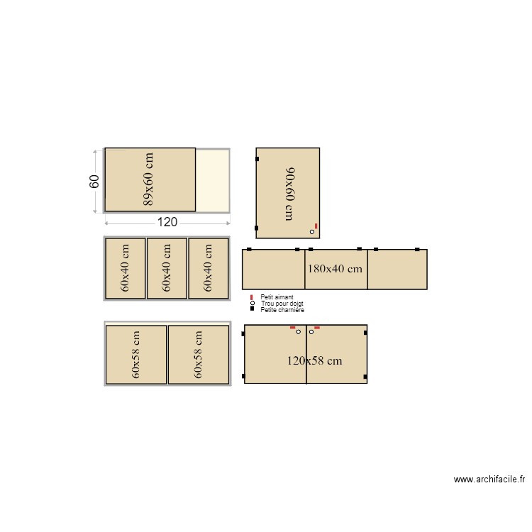 Panneau CC 6mm F. Plan de 0 pièce et 0 m2