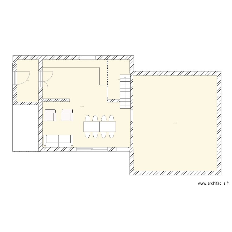 CHANUT PROJET SALON 2. Plan de 0 pièce et 0 m2