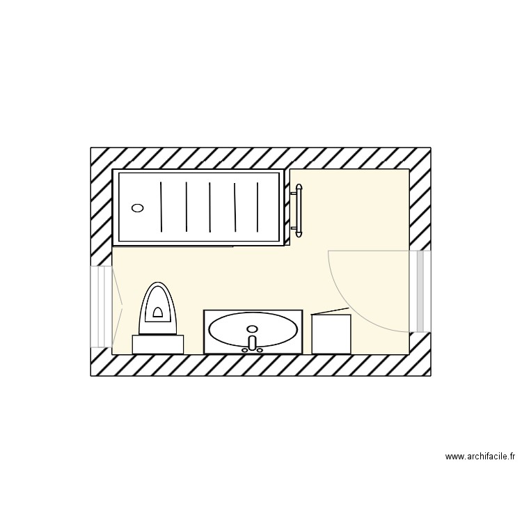 ALLIAUD PROJET 1ER ETAGE. Plan de 0 pièce et 0 m2