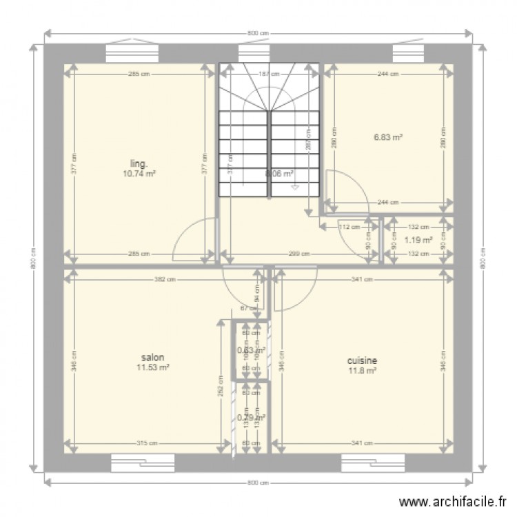 BESSEAS. Plan de 0 pièce et 0 m2