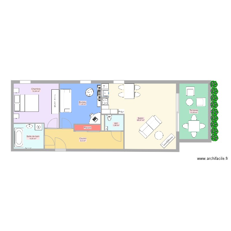 REGENT. Plan de 0 pièce et 0 m2