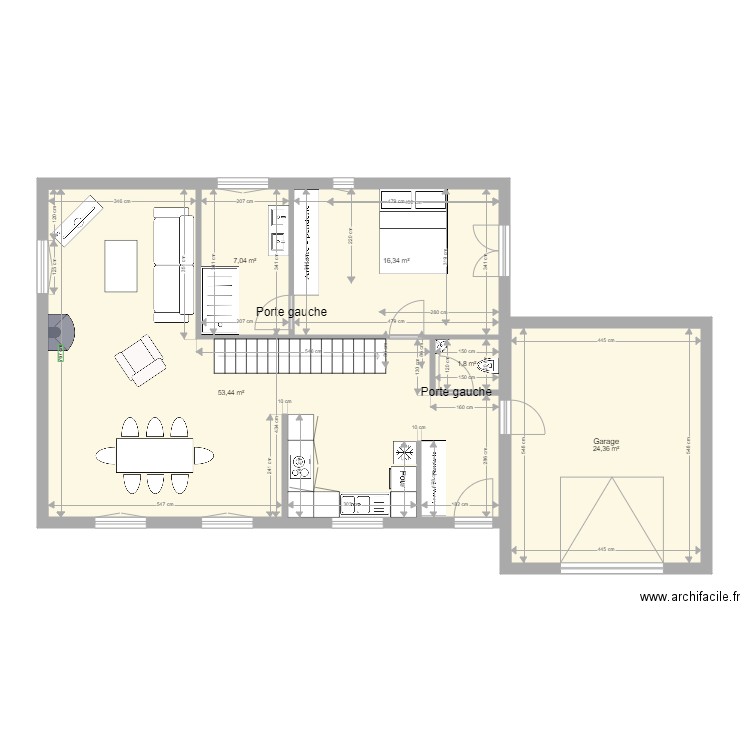 Maison Lafare Amo et celine. Plan de 12 pièces et 179 m2