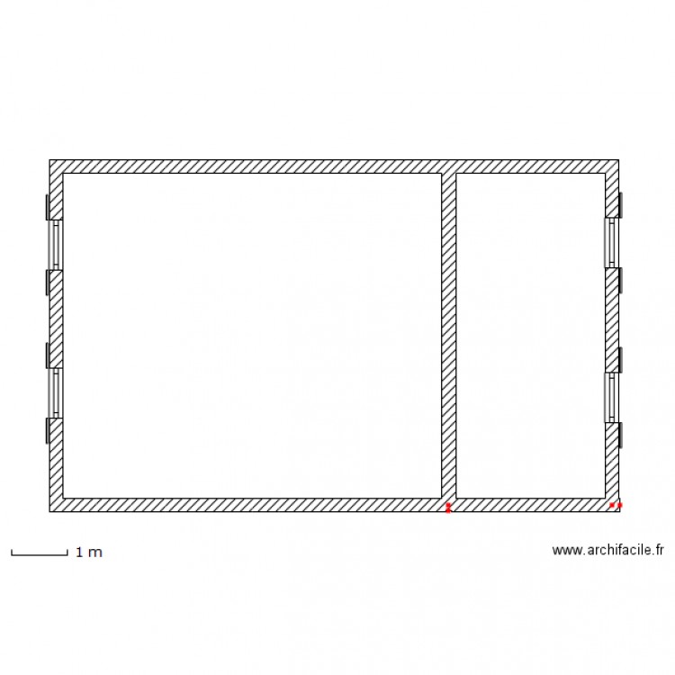 Plancher 1er etage. Plan de 0 pièce et 0 m2