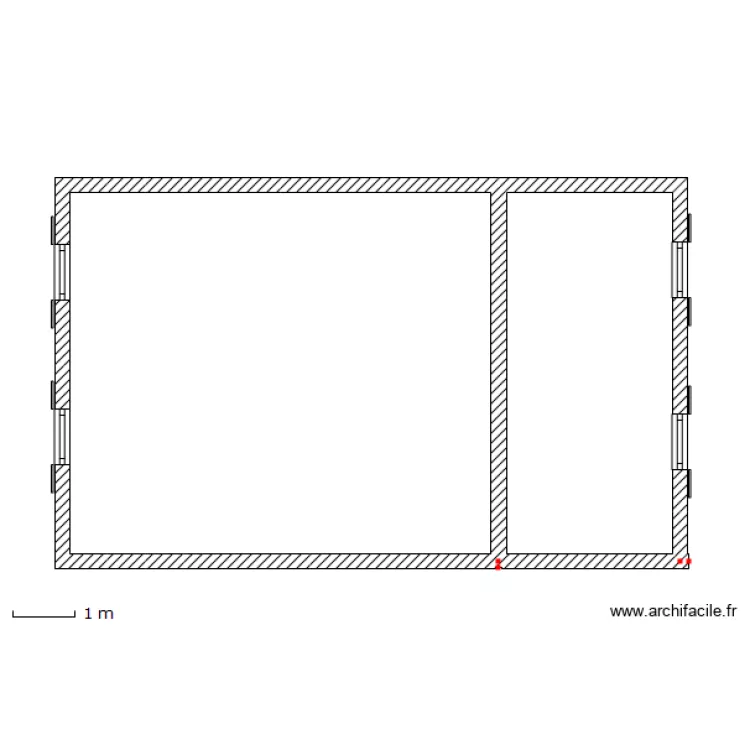 Plancher 1er etage. Plan de 