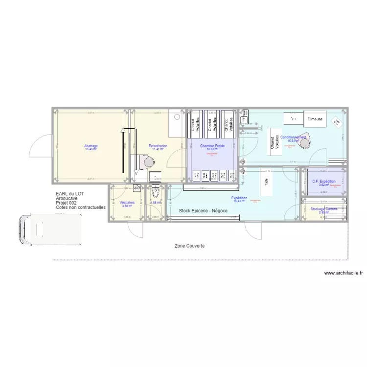 EARL du Lot 002. Plan de 