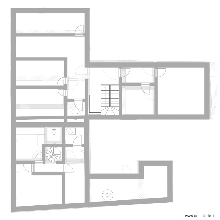 mon domicile rdc. Plan de 30 pièces et 317 m2