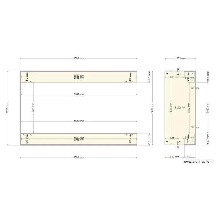 support ascenseur tv 2. Plan de 