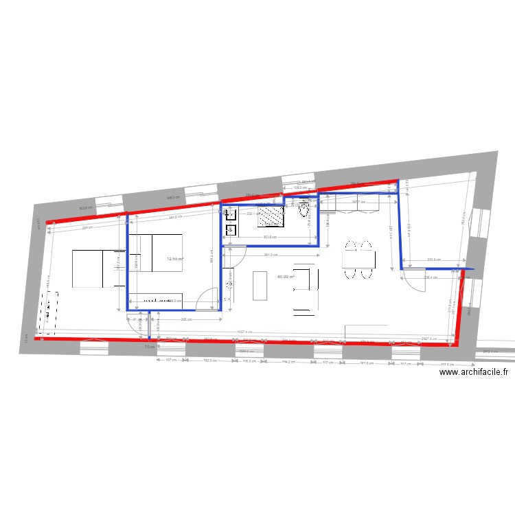 lambert 1 étage. Plan de 0 pièce et 0 m2