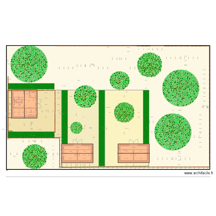 complex chiens1. Plan de 10 pièces et 936 m2