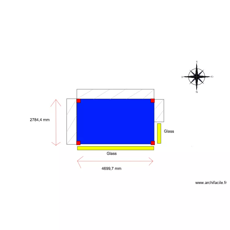 Pergola Florbela Braga. Plan de 