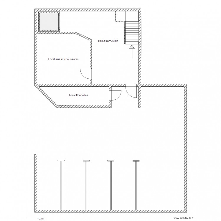 immeuble rdc. Plan de 0 pièce et 0 m2