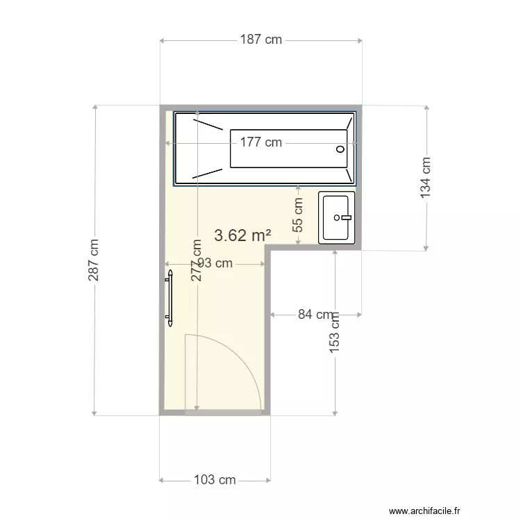SDB Enfants. Plan de SDB Enfants. Plan de