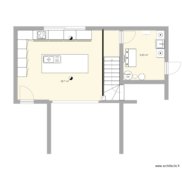 Cuisine Draille 34. Plan de 0 pièce et 0 m2