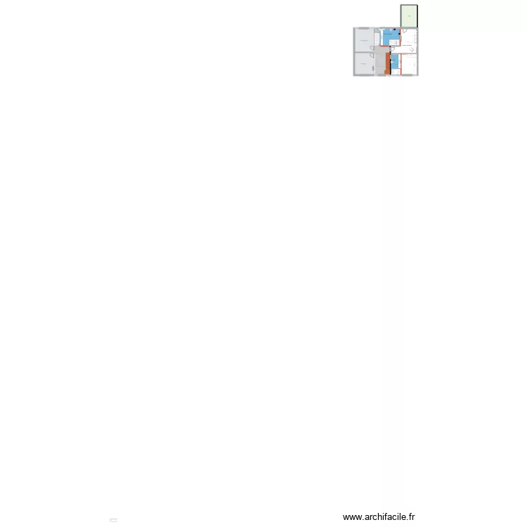 ETAGE GASPAR etage chambreterrasse. Plan de 