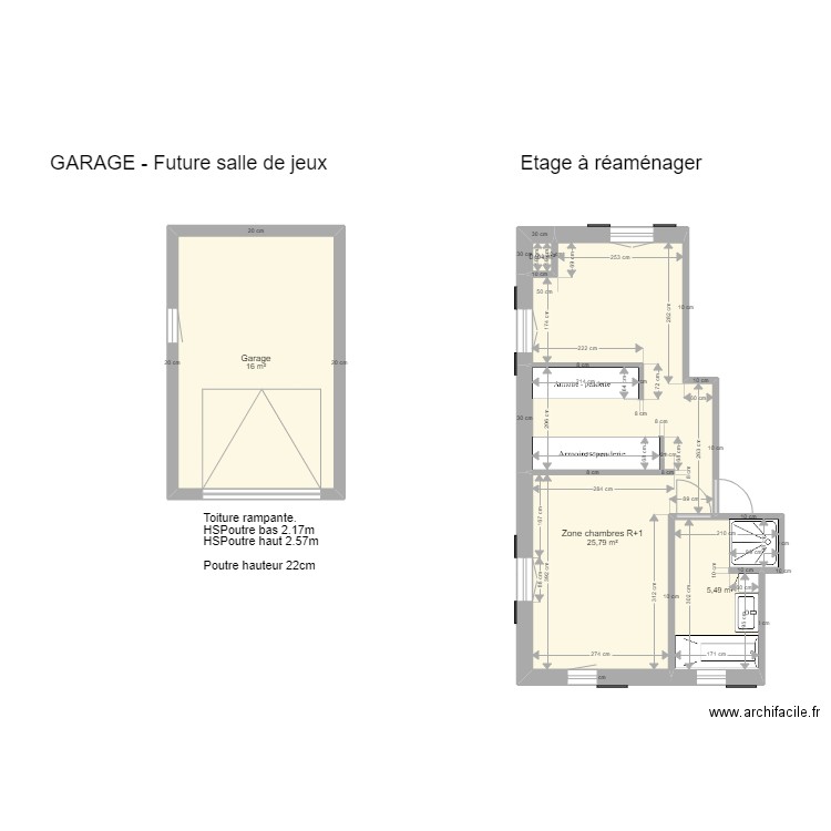 Grech. Plan de 4 pièces et 48 m2