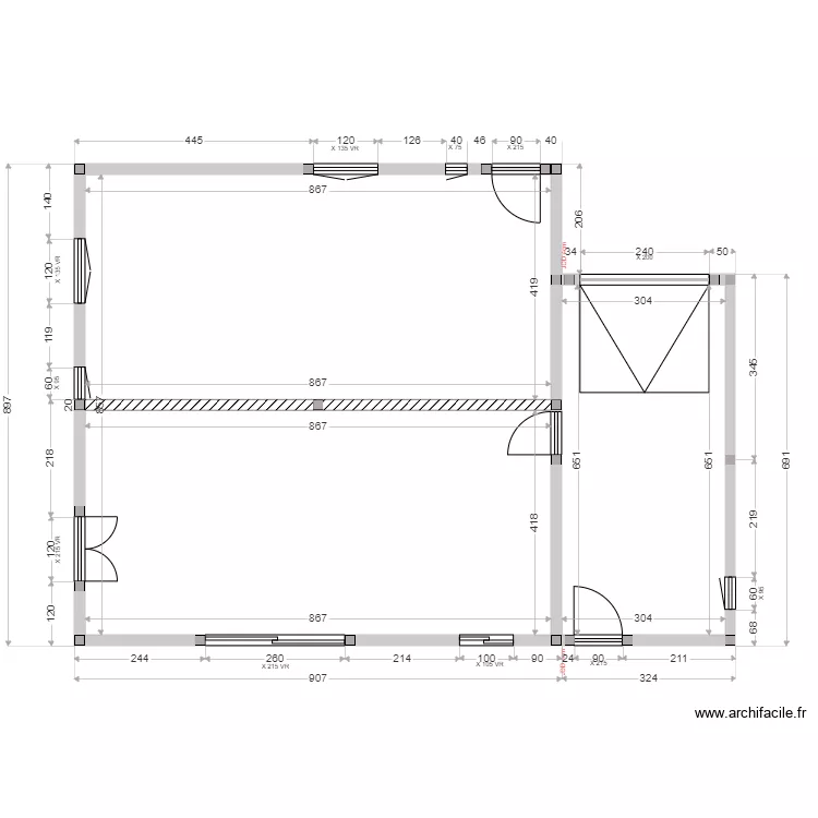 BASH ELEVATION. Plan de 