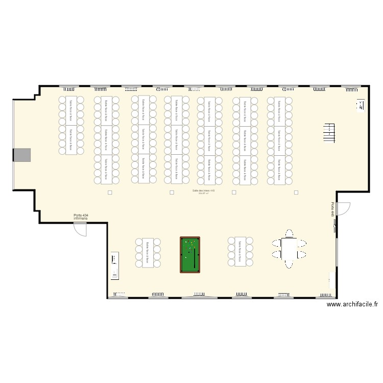 salle des inter 448. Plan de 0 pièce et 0 m2