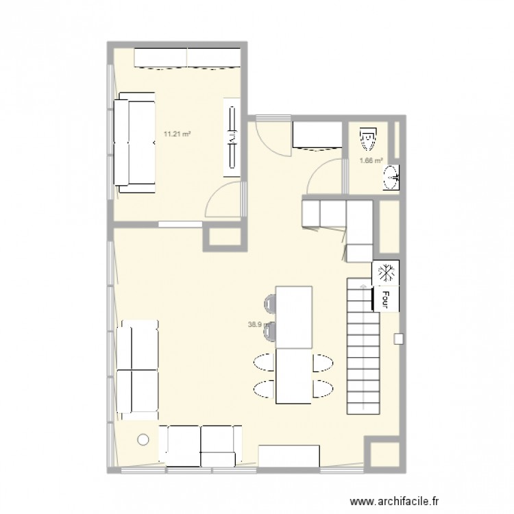 Appartement v6. Plan de 0 pièce et 0 m2